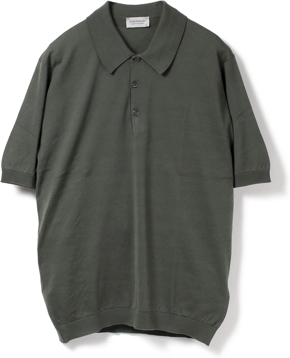 【美品】ジョンスメドレー 半袖 ポロシャツ ニット グリーン XXL ポロニット 美品】ジョンスメドレー 半袖 ポロシャツ ニット グリーン XXL
